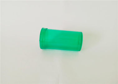Çin Eczane Pop Üst Konteynerler Saydam Yeşil H70mm * D39mm Keskin Kenarları Olmadan Güvenli Tedarikçi