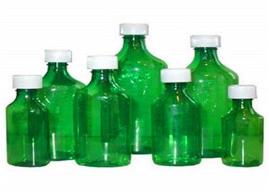 Çin Dispanser Yeşil Renk Sıvı Ilaç Şişeleri, Sıvı Reçeteli Şişeler Vida Üst Kapatma Tedarikçi
