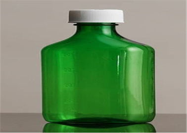 Çin Saydam Yeşil Renkli Plastik Sıvı Şişeler Ürün Atıklarını Önleme Eklenen Güvenlik Tedarikçi